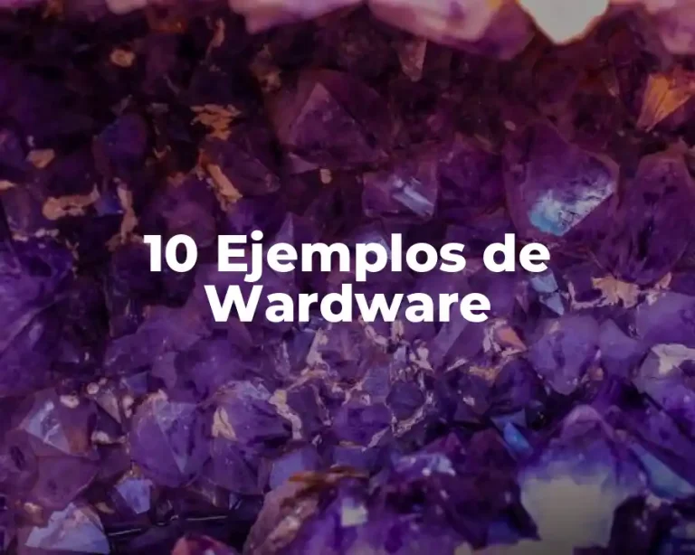 10 Ejemplos de Wardware