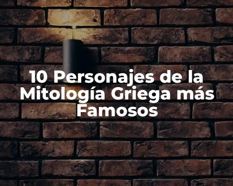 10 Personajes de la Mitología Griega más Famosos