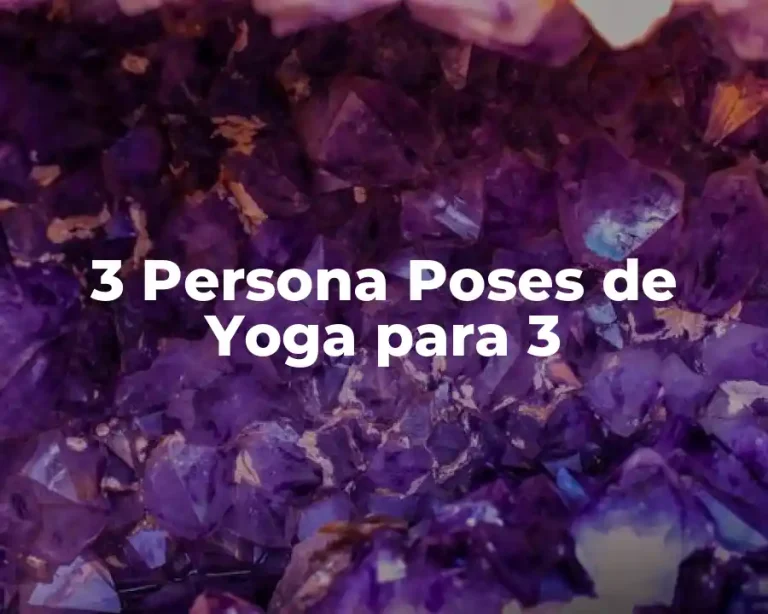 3 Persona Poses de Yoga para 3