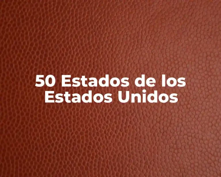 50 Estados de los Estados Unidos