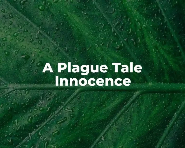 A Plague Tale Innocence