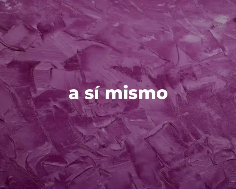 a sí mismo