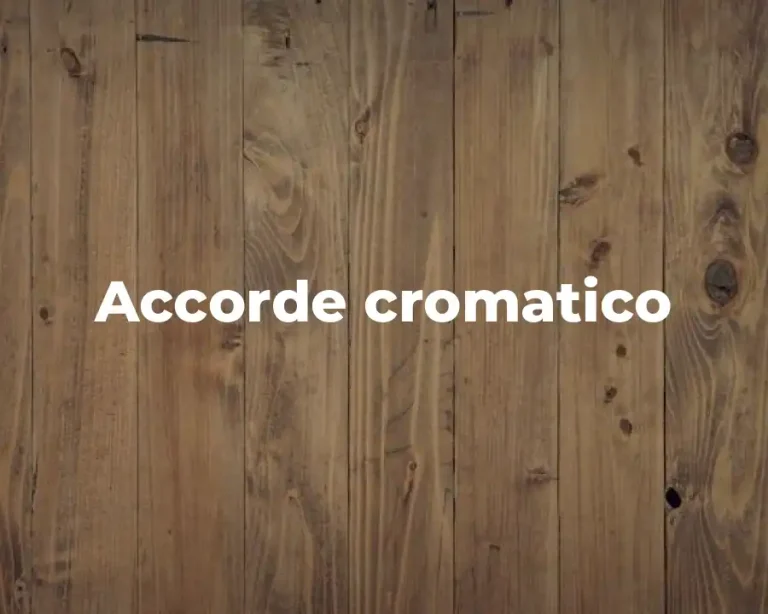 Accorde cromatico