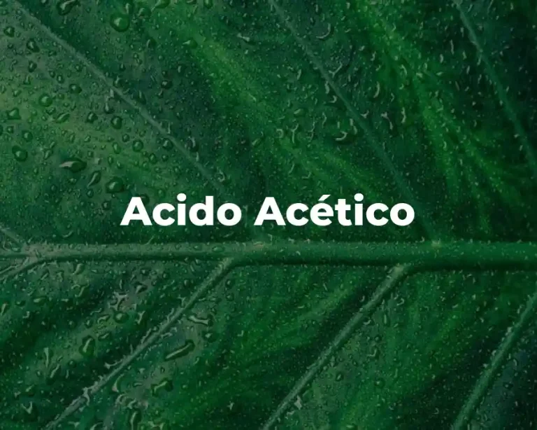 Acido Acético