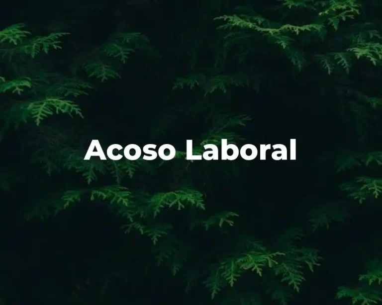 Acoso Laboral