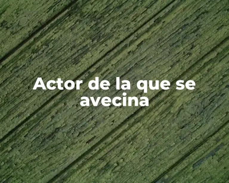 Actor de la que se avecina