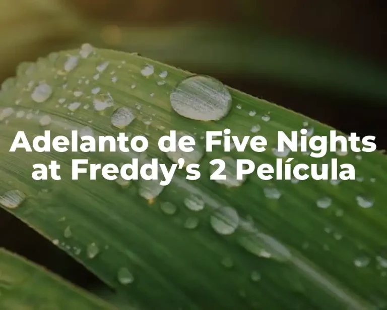 Adelanto de Five Nights at Freddy’s 2 Película