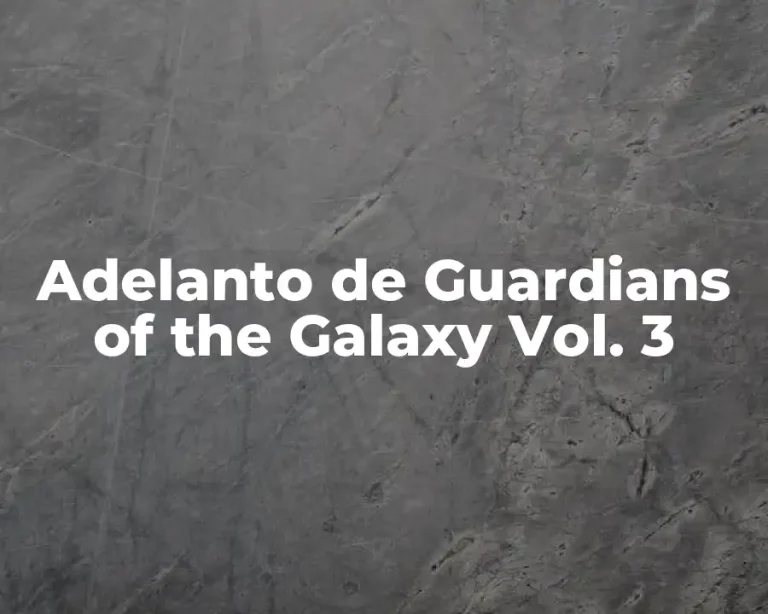 Adelanto de Guardians of the Galaxy Vol. 3