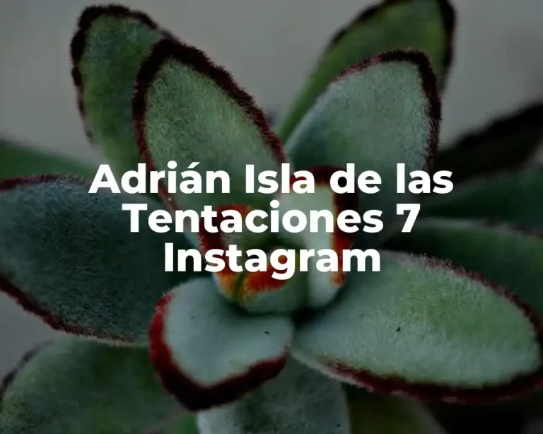 Adrián Isla de las Tentaciones 7 Instagram