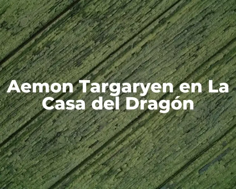 Aemon Targaryen en La Casa del Dragón