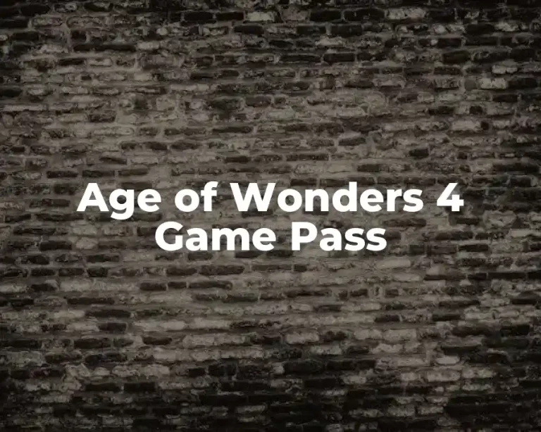 Age of Wonders 4 Game Pass