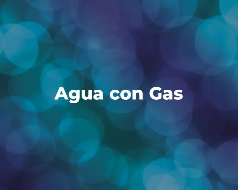 Agua con Gas