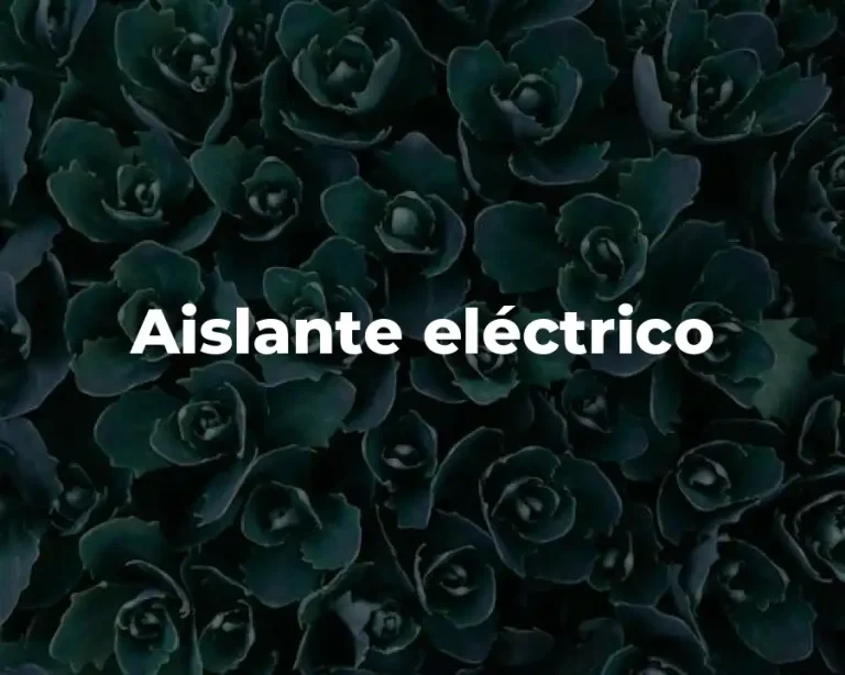 Aislante eléctrico