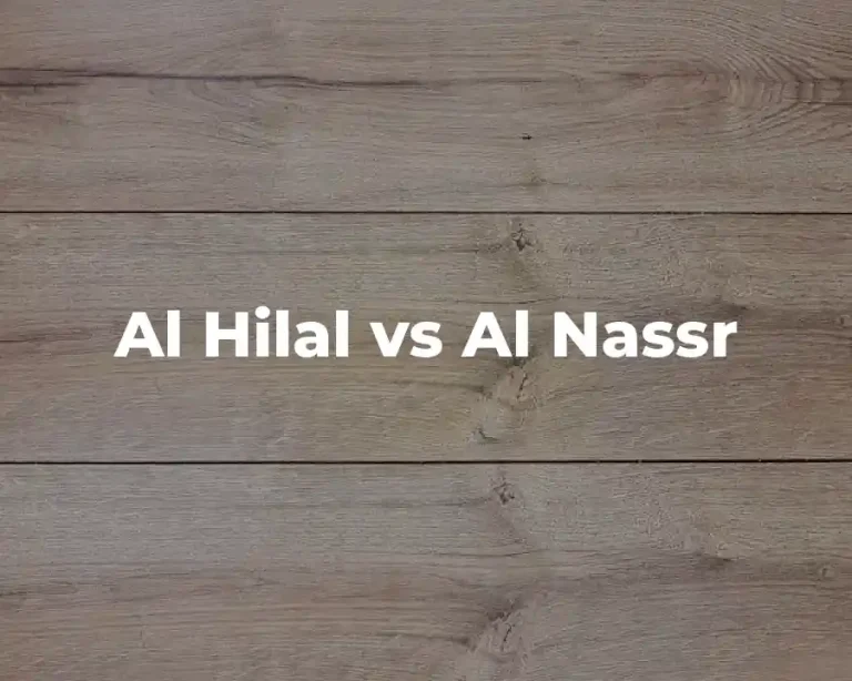 Al Hilal vs Al Nassr