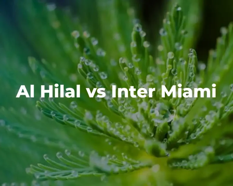 Al Hilal vs Inter Miami
