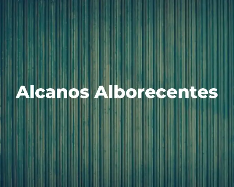 Alcanos Alborecentes