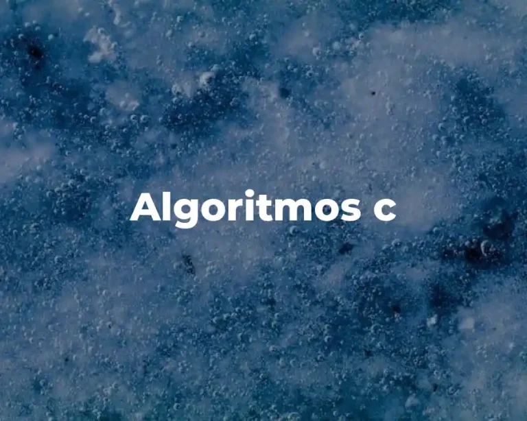 Algoritmos c