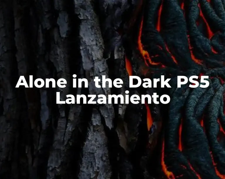 Alone in the Dark PS5 Lanzamiento