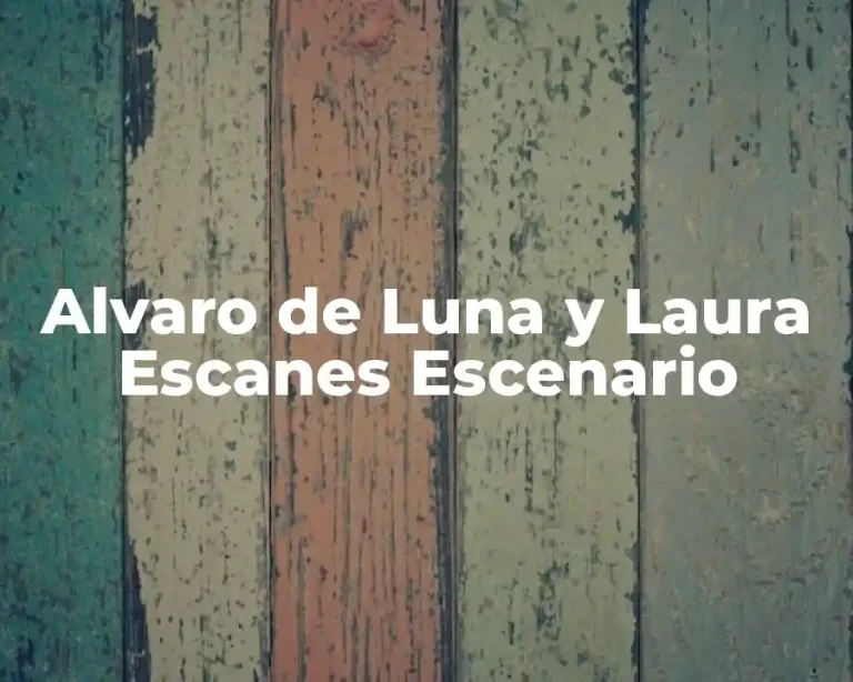 Alvaro de Luna y Laura Escanes Escenario