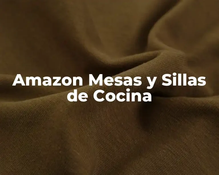 Amazon Mesas y Sillas de Cocina
