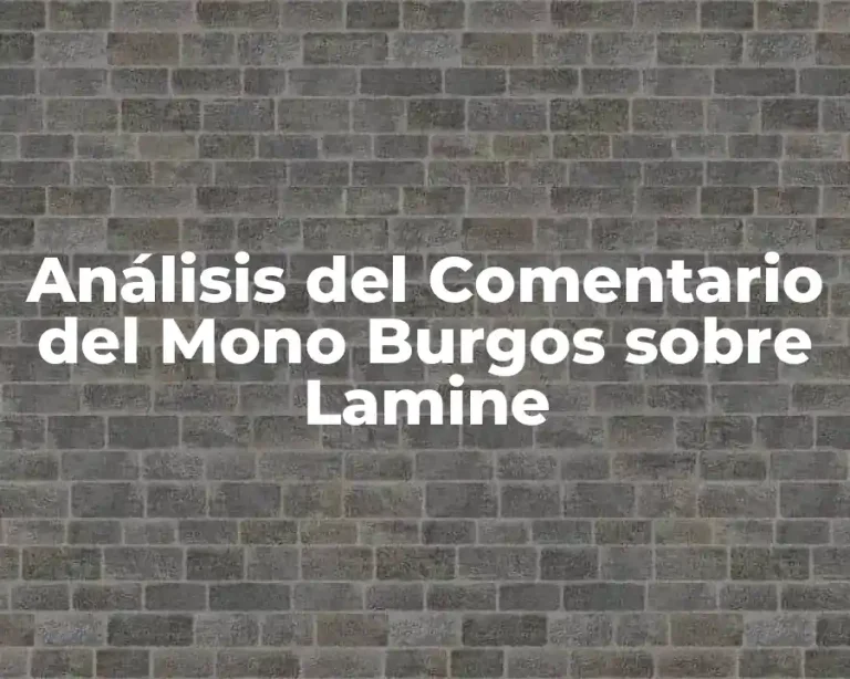Análisis del Comentario del Mono Burgos sobre Lamine