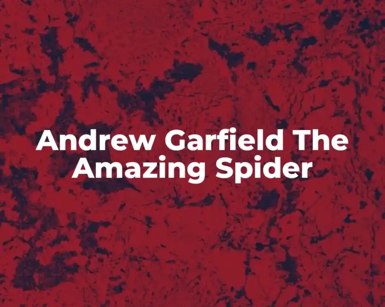 Andrew Garfield The Amazing Spider