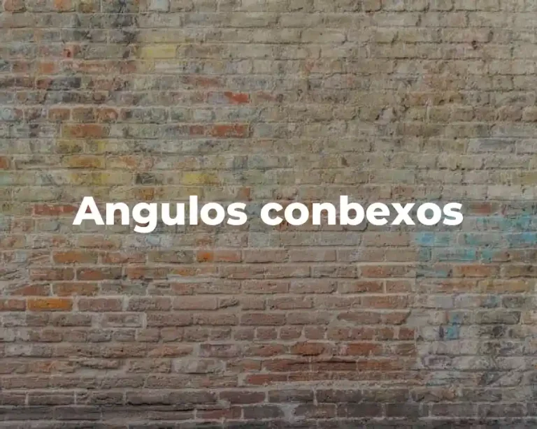 Angulos conbexos