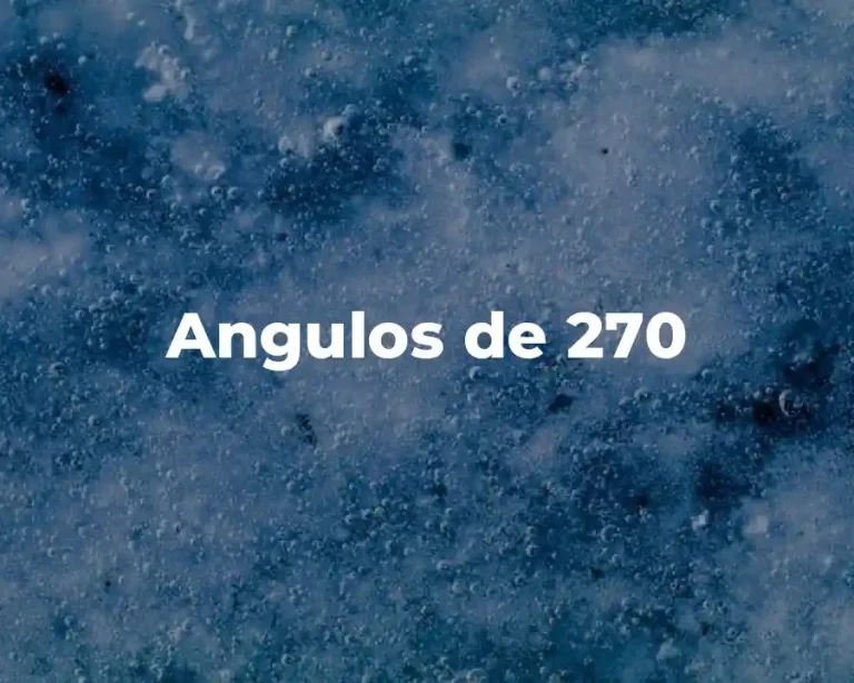 Angulos de 270