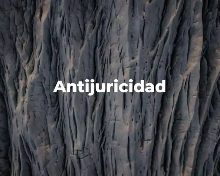 Antijuricidad