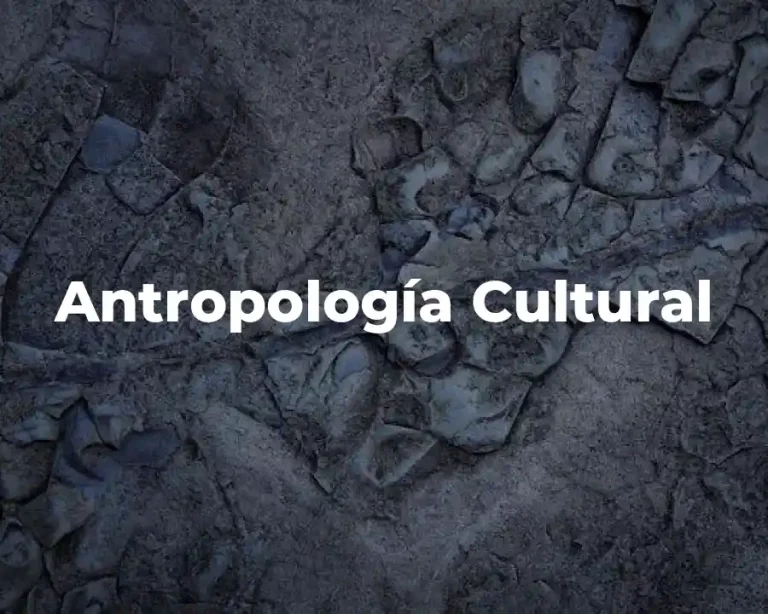 Antropología Cultural