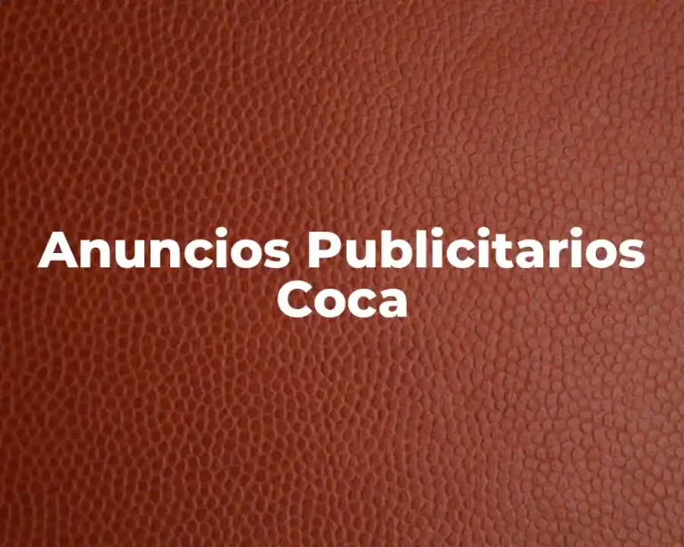 Anuncios Publicitarios Coca
