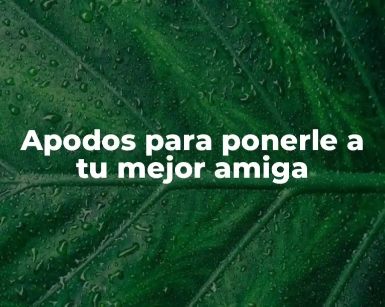 Apodos para ponerle a tu mejor amiga