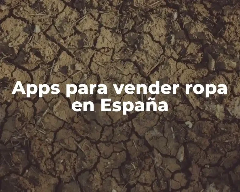 Apps para vender ropa en España