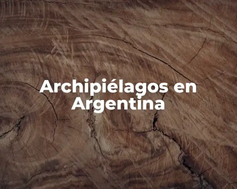 Archipiélagos en Argentina