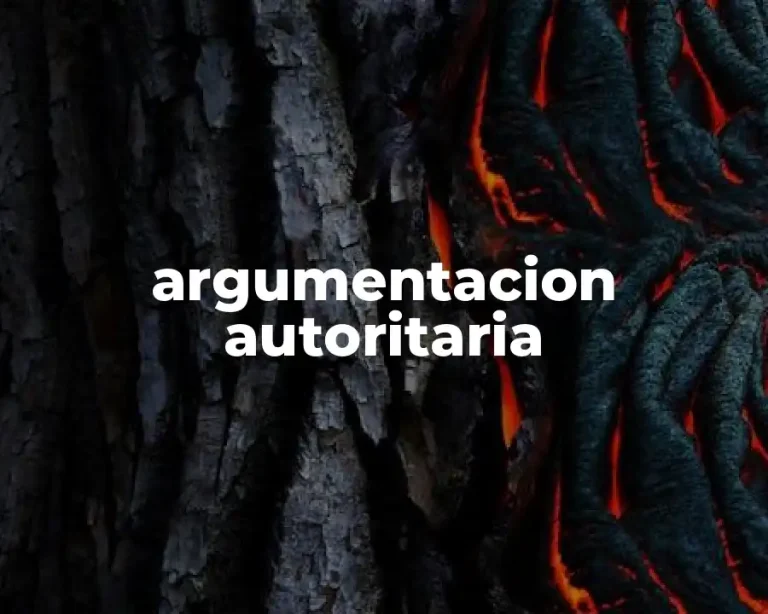argumentacion autoritaria