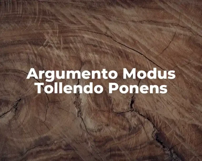 Argumento Modus Tollendo Ponens