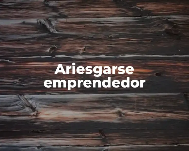 Ariesgarse emprendedor