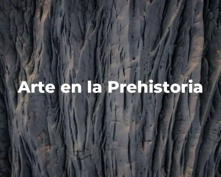 Arte en la Prehistoria