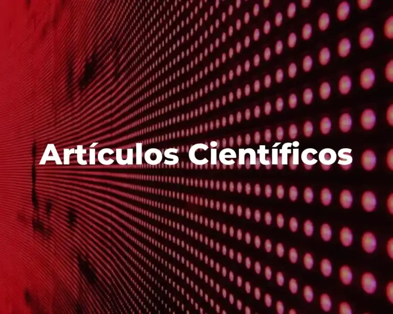 Artículos Científicos