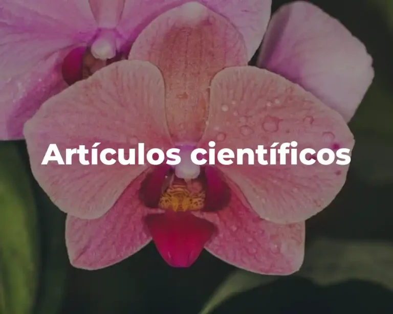 Artículos científicos
