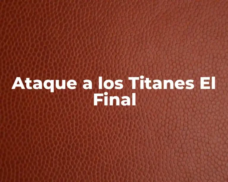 Ataque a los Titanes El Final