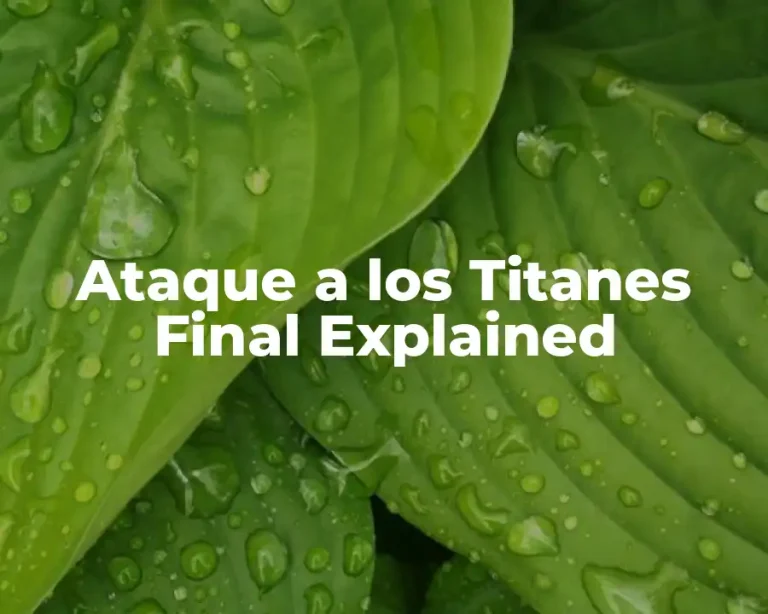 Ataque a los Titanes Final Explained