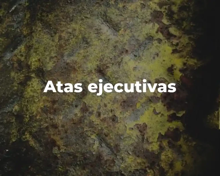 Atas ejecutivas