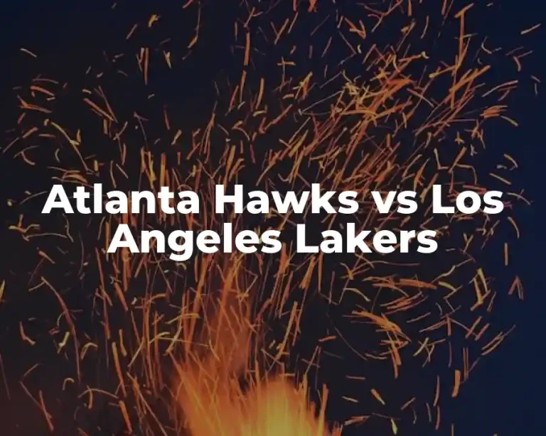 Atlanta Hawks vs Los Angeles Lakers