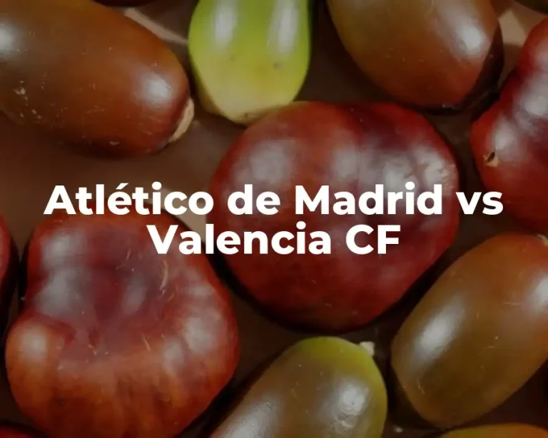 Atlético de Madrid vs Valencia CF