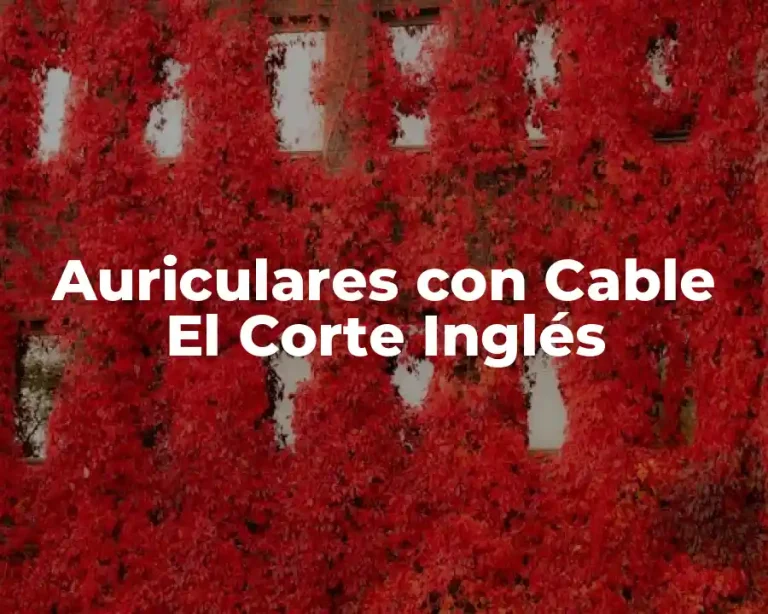 Auriculares con Cable El Corte Inglés