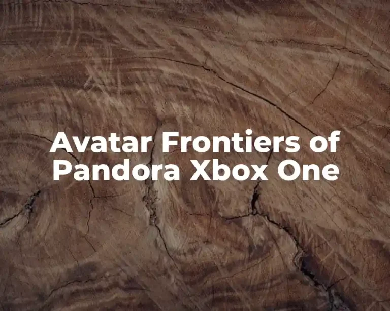 Avatar Frontiers of Pandora Xbox One