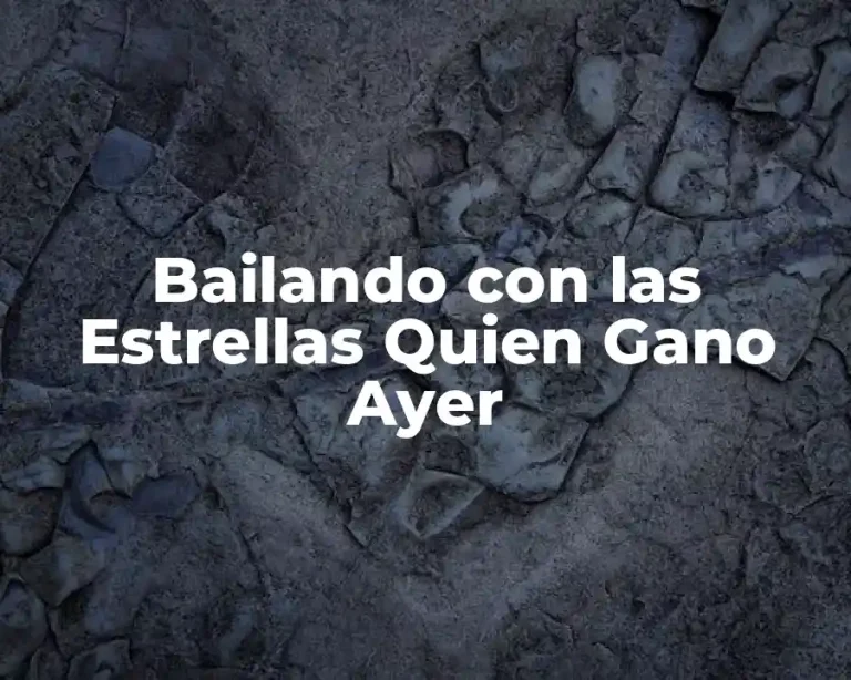 Bailando con las Estrellas Quien Gano Ayer