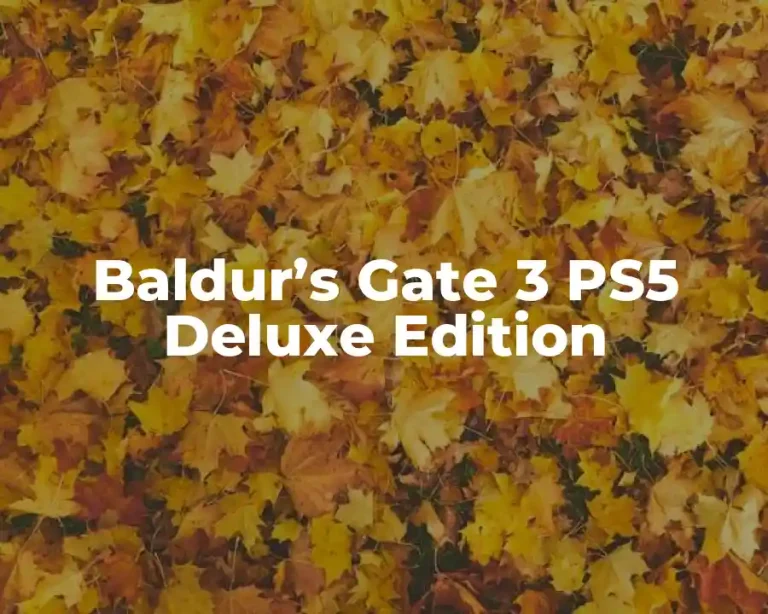 Baldur’s Gate 3 PS5 Deluxe Edition