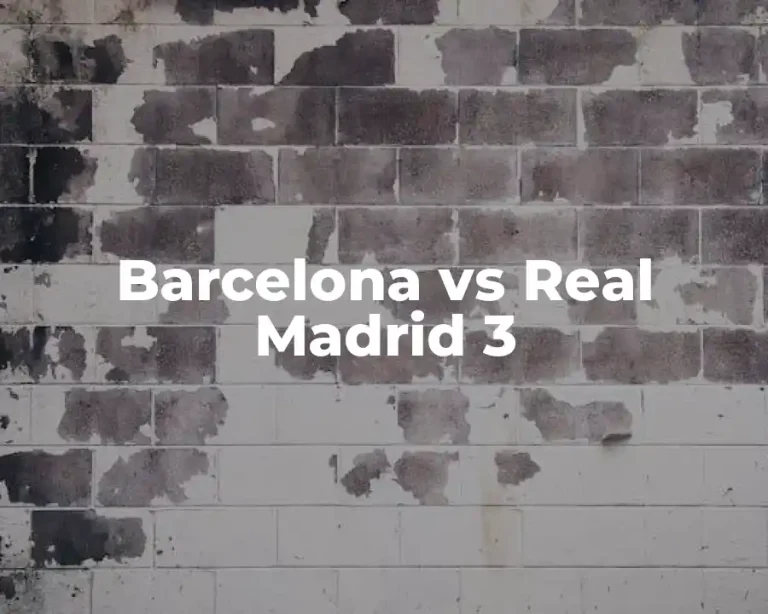 Barcelona vs Real Madrid 3